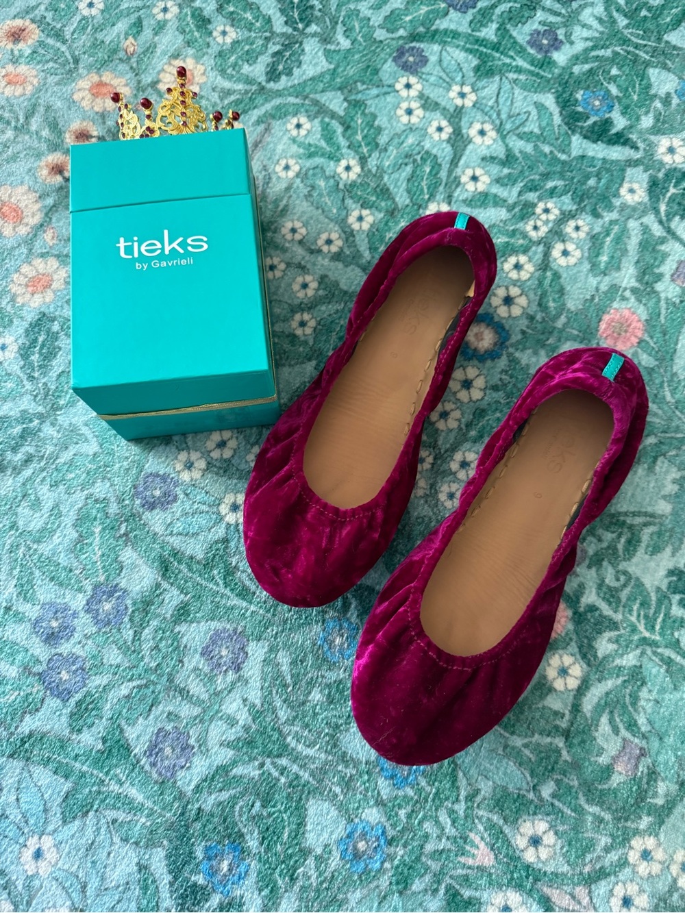 Tyrian Tieks Velvet Ballet Flats